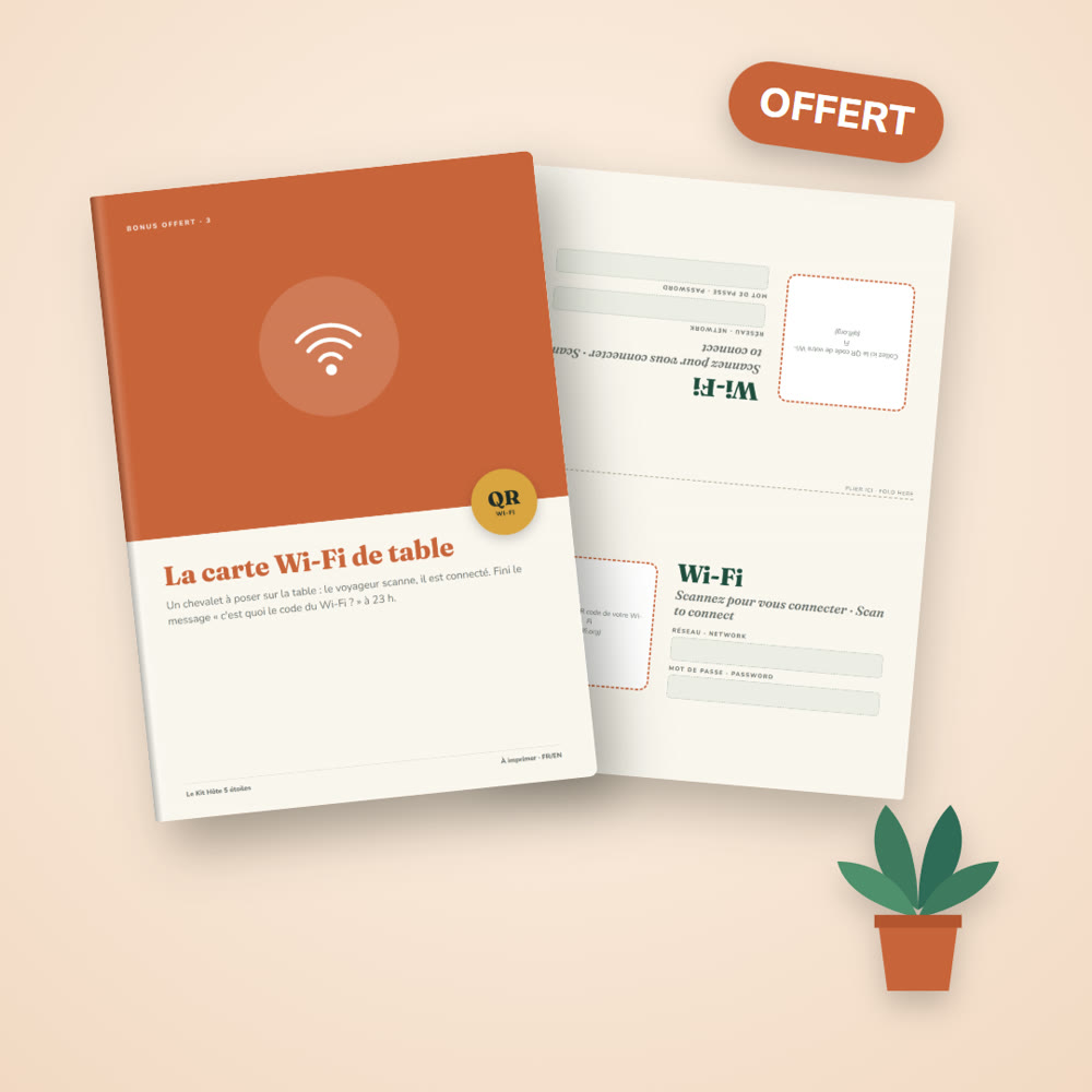 Bonus 3 : La carte Wi-Fi de table