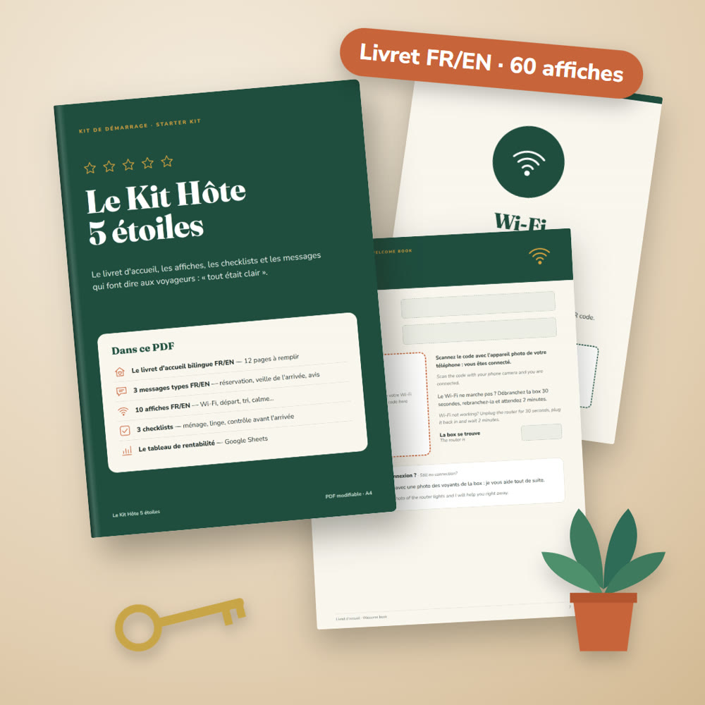Le Kit Hôte 5 étoiles
